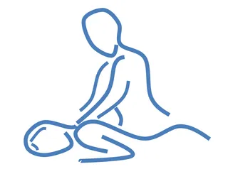 Illustration d'une séance de Shiatsu